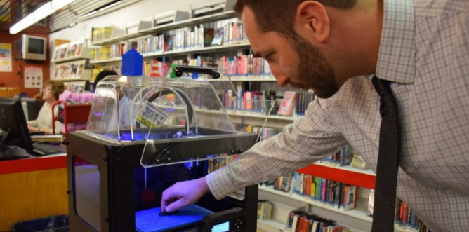 چاپ سه بعدی در کتابخانه ها