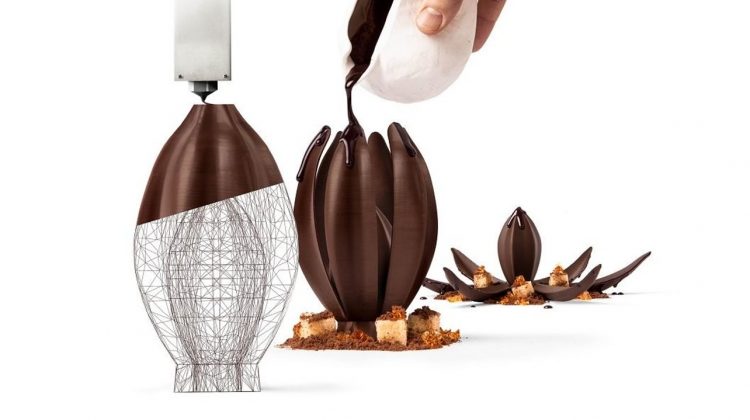 پرینت سه بعدی شکلات های سفارشی