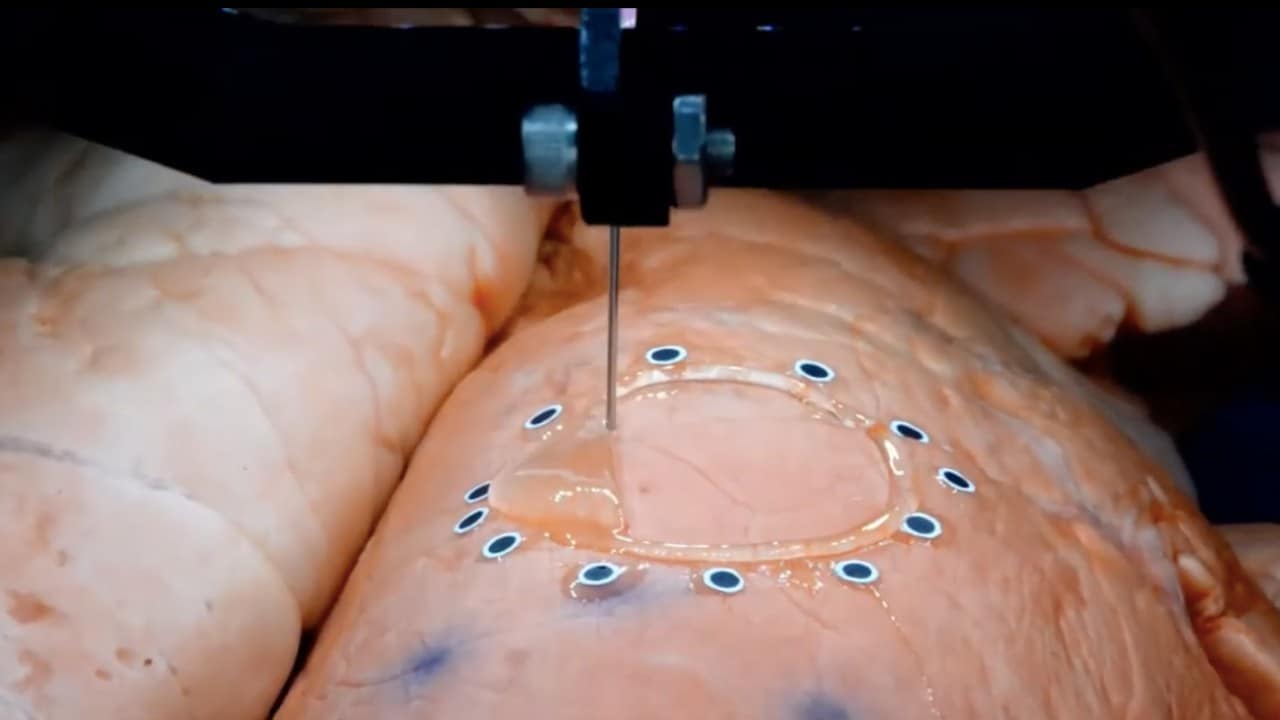 پرینت سه بعدی سنسور بر روی عضو در حال انبساط و انقباض