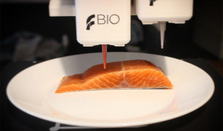 پرینت سه بعدی بافت گیاهی جایگزین ماهی سالمون