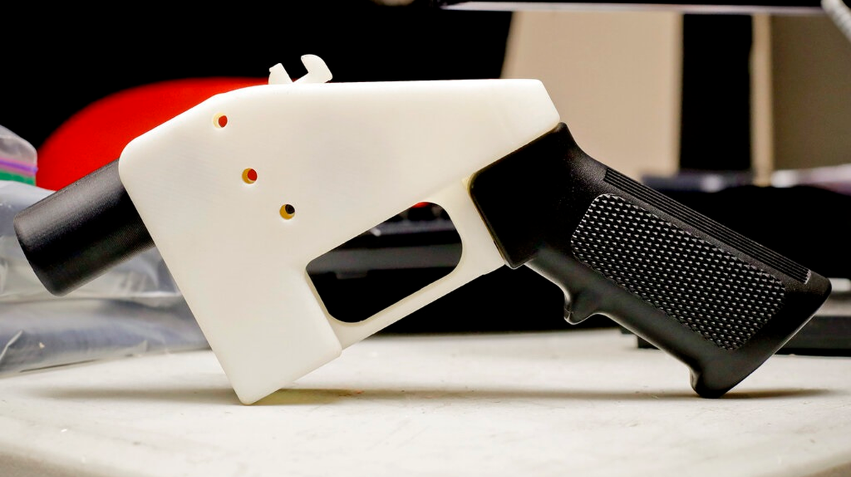 یک نمونه اسلحه پرینت سه بعدی شده
