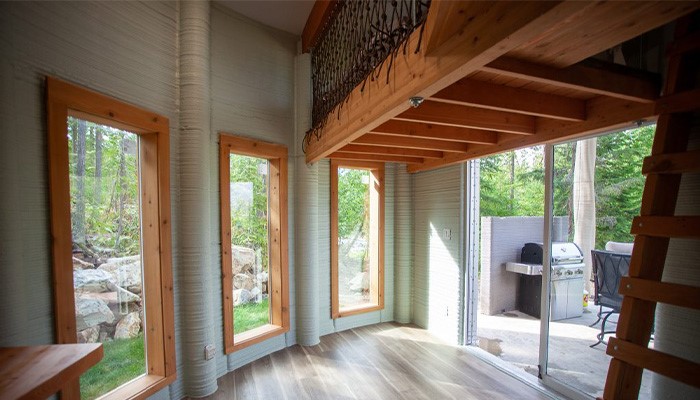امکان اجاره یک خانه ساخته شده با استفاده از فناوری پرینت سه بعدی در پلتفرم Airbnb