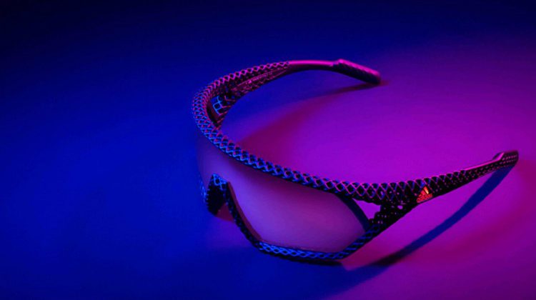 پرینت سه بعدی عینک آفتابی توسط شرکت آدیداس