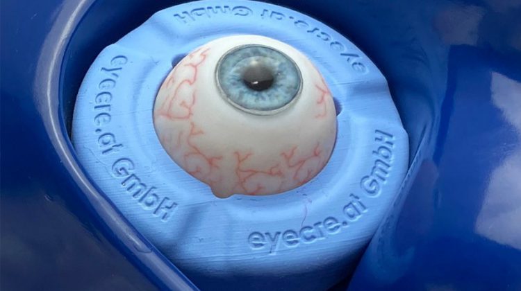 پرینت سه بعدی مدل جراحی چشم