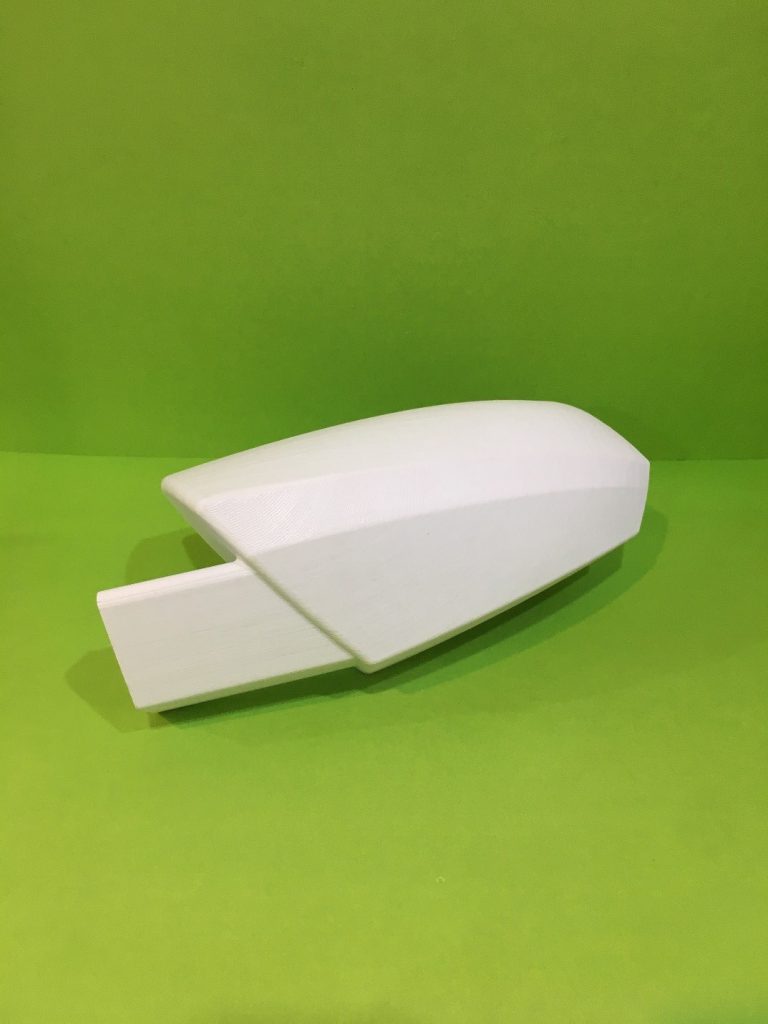 تولید قطعه قاب آینه خودور از جنس پلاستیک ASA با قابلیت کاملا عملکردی توسط پرینتر سه بعدی وندار ۳۵۰