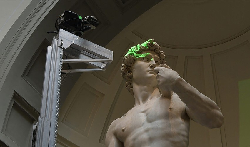 پرینت سه بعدی مجسمه دیوید میکل آنژ