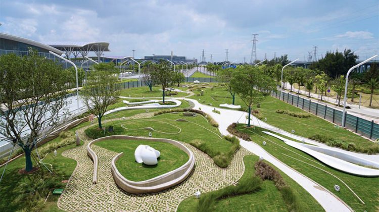 پرینت سه بعدی یک پارک در چین
