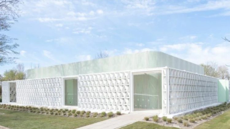 پرینت سه بعدی یک دیوار برای غرفه امارات متحده عربی