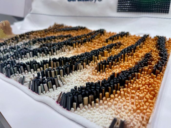 اجزای پرینت سه بعدی شده در مجموعه پوشاک Gnomon