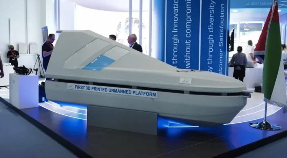 پرینت سه بعدی نمونه اولیه کشتی بدون سرنشین